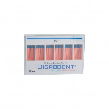  Штифты гуттаперчевые #30 конус 04 №60 Dispodent  фото