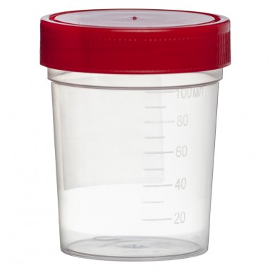  Контейнер д/биопроб полимерный 100мл стер. в инд.уп.  фото