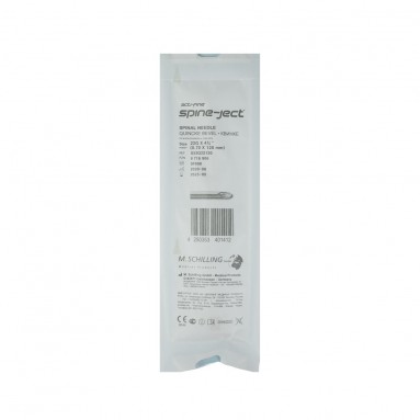 Игла спинальная (тип Квинке, 22Gx 4 3/4', 0,7x120мм) S53Q22120  фото