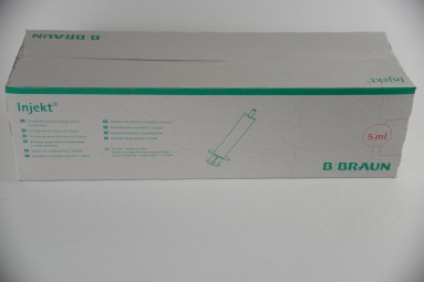  Шприц одноразовый 5мл B.Braun игла 0,8х40 Инжект 4645065С  фото