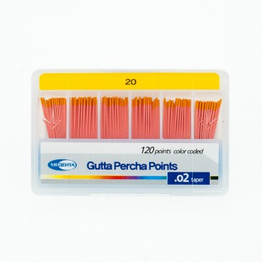  Штифты гуттаперчевые #20 N120 (Медента) | Meta Biomed, 10%  фото