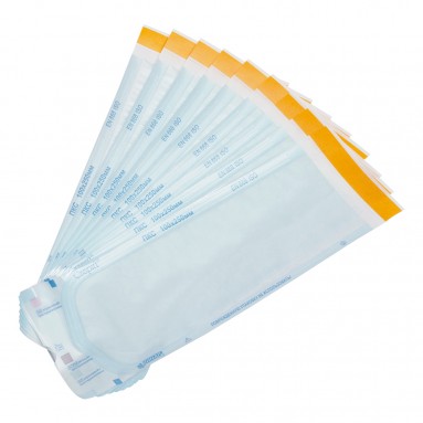  Пакет бумажно-пленочный д/паровой и газ.стер. самоклеющ. плоский 'СтериТ' 100*250 №100  фото