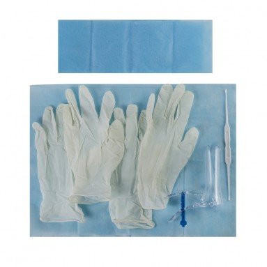  Набор гинекологический Ева с ложкой Фолькмана №2 (зеркало прозрачное М) INEKTA  фото