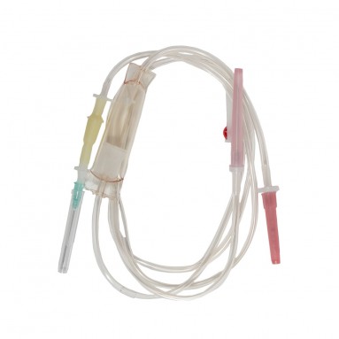  Система  д/влив. кровезам. и инфуз.р-ров из стек.бут. метал. шип (Устройство ПР 21-07)  фото