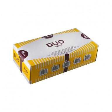  Перчатки SafeCare DUO латекс. смотр. текст. 2хлор. неопудр.р-р S  фото