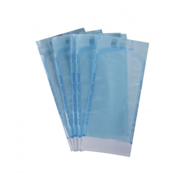  Пакет бумажно-пленочный д/паровой и газ.стер. самоклеющ. плоский 'СтериТ' 130*250 №100  фото