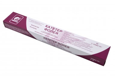  Катетер Фолея 2-х INEKTA латексный с силиконовым покрытием CH16 30мл №10  фото