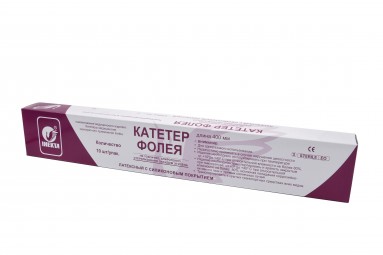  Катетер Фолея 2-х INEKTA латексный с силиконовым покрытием CH22 30мл №10  фото