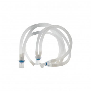  Контур дыхательный вентиляционный взрослый растяжимый, 2 влагосборника, лимб 100см 487401S Inekta  фото