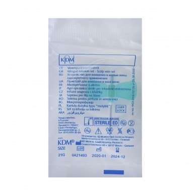  Катетер Бабочка 21G 0,8*19 KD-Fly №100  722107R  фото