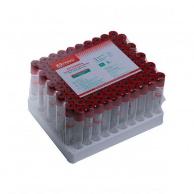  Пробирка вак. без наполнителя (красн.) 9мл №100 (пластик) 16*100мм (Eximed) GD090A  фото