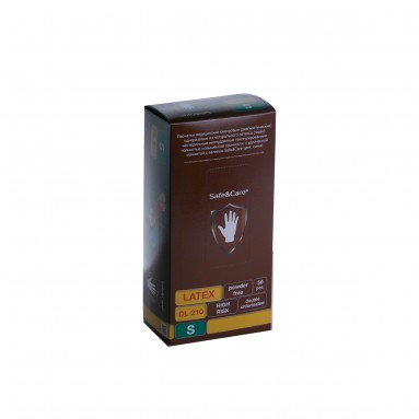  Перчатки High Risk SC латекс. смотр. неопудр. текстур. дв хлор.S DL210  фото