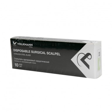  Скальпель хирург. стер. р-р22 CERTUS углеродистая сталь №10  фото