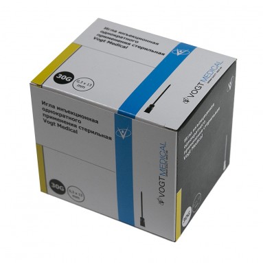  Игла 30G  0,3*13  №100 1310333 | Фогт Медикаль Фертриеб  фото