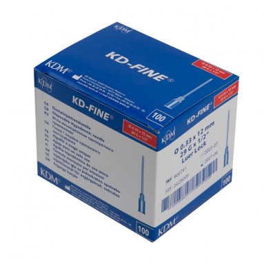  Игла инъекционная 29G 0,33*12 KD-Fine №100  900741  фото