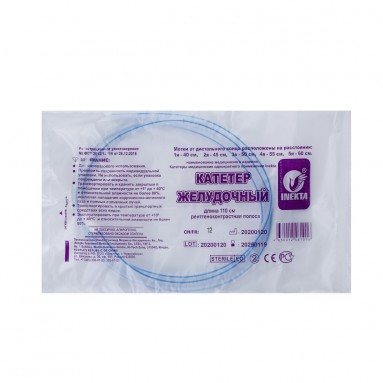  Катетер желудочный INEKTA с РКП CH12 110см  фото