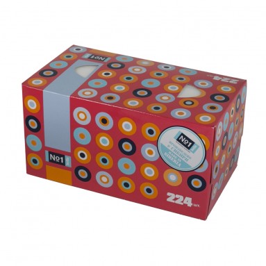  Платочки универсальные двухслойные №1 марки 'bella No1' по 224шт. BE-042-K224-003  фото