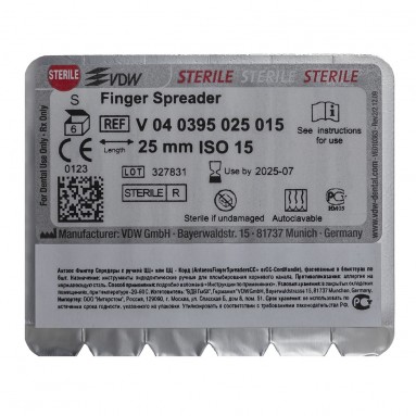  Спредер Antaeos #15 25мм №6  стерил. V040395025015 | VDW GmbH, Германия, Без НДС  фото