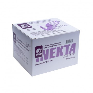  Салфетка инъекционная 60*100мм INEKTA №100  фото