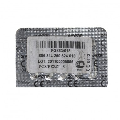  Боры алмаз  турбин. удлинен.пламя 018 №5 FG863/018  фото