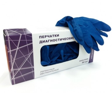  Перчатки латекс. смотр. неопудр. High Risk M  фото